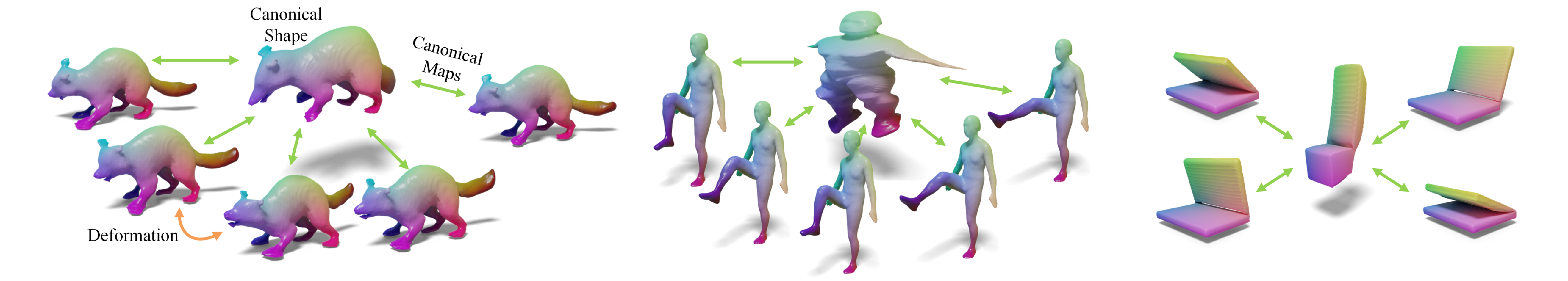 CaDeX: Learning Canonical Deformation Coordinate Space  for Dynamic Surface Representation  via Neural Homeomorphism