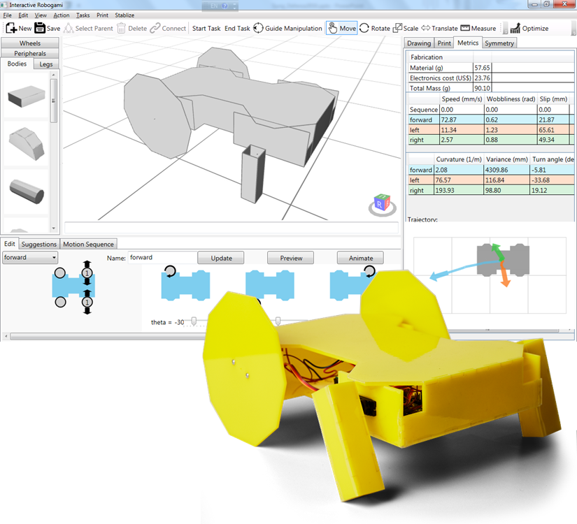 Build-a-Bot: Computer-Aided Interactive Robot Design